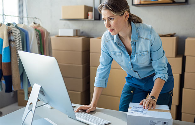 Operations manager in warehouse